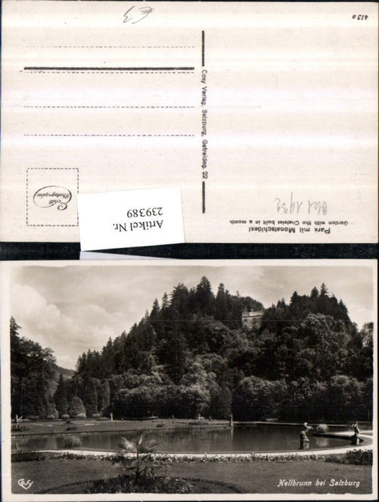 239389,Salzburg Hellbrunn Park m. Monatschlössl