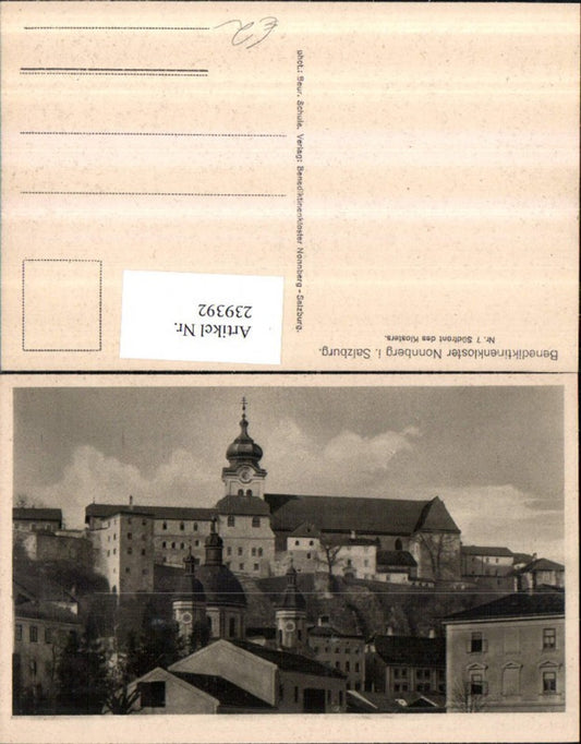 239392,Salzburg Benediktinerkloster Nonnberg