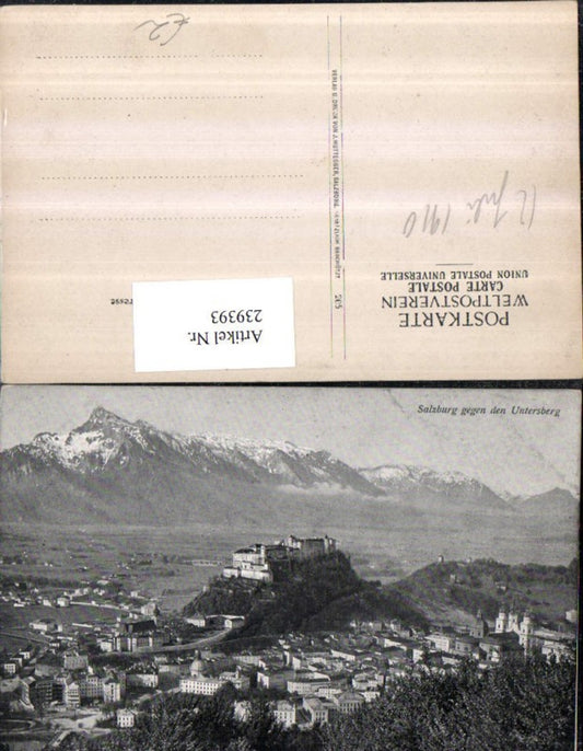 239393,Salzburg Totale geg. d. Untersberg