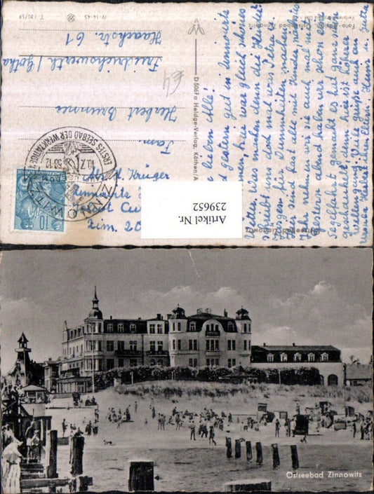 239652,Ostseebad Zinnowitz Strand Strandleben