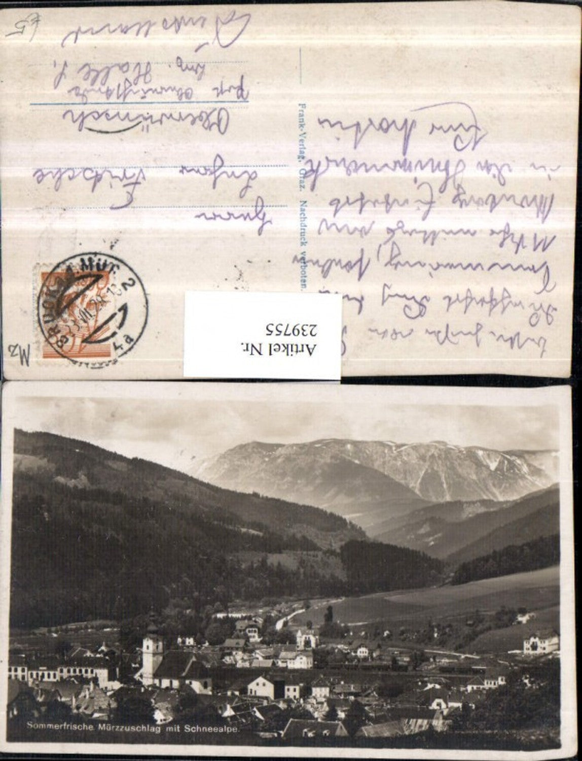 Alte Ansichtskarte – Old Postcard