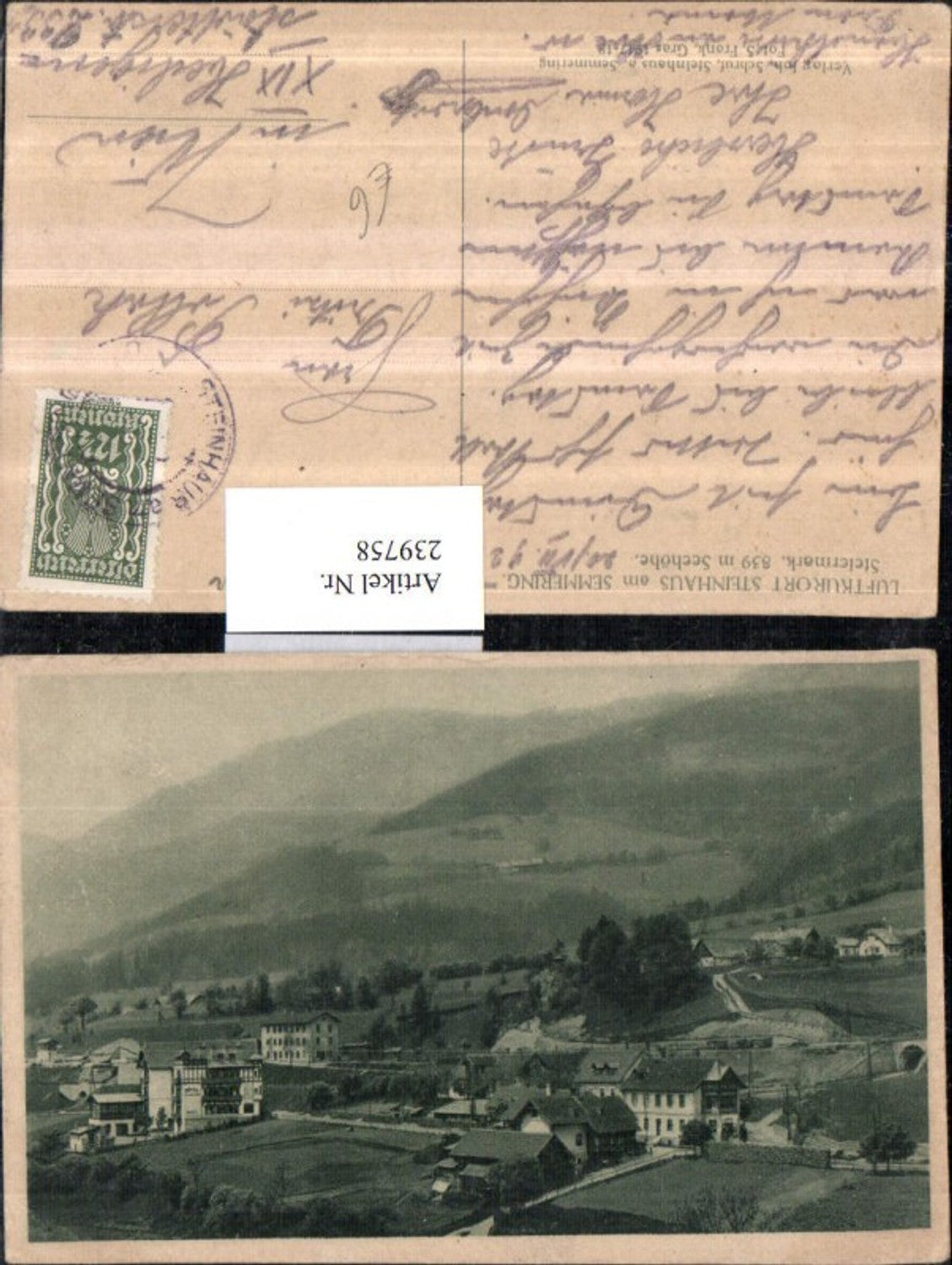 Alte Ansichtskarte – Old Postcard