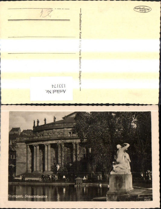 133174,Foto Ak Stuttgart Staatstheater Theater