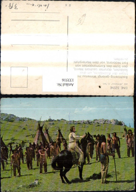 133516,Szene Winnetou II Teil Karl May Pierre Brice Schauspieler