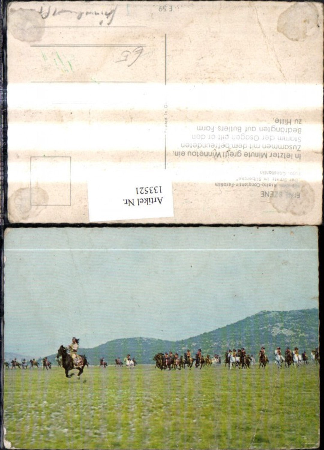 133521,Szene Der Schatz i. Silbersee Karl May Pierre Brice Schauspieler