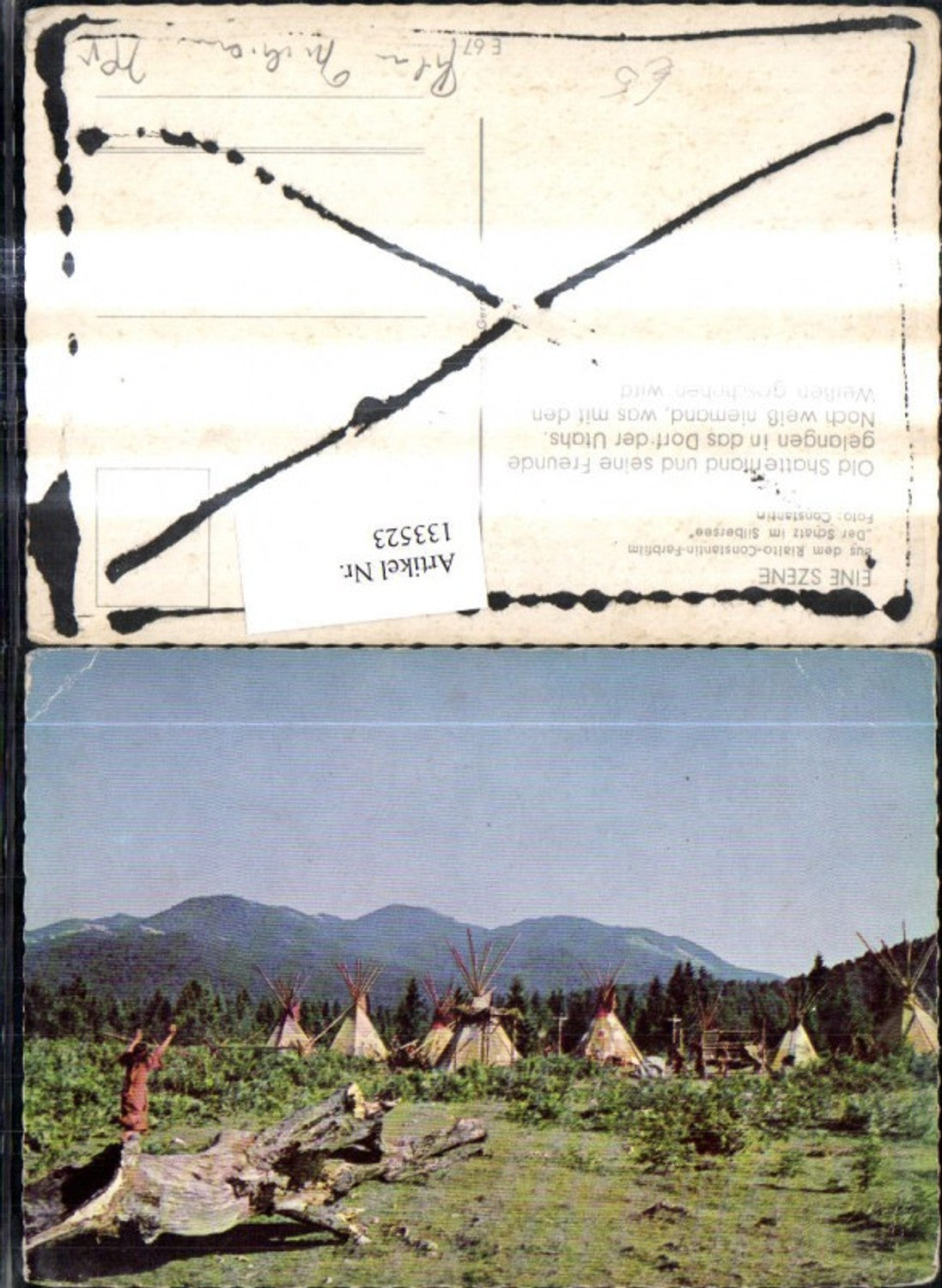 133523,Szene Der Schatz i. Silbersee Karl May Lex Parker Old Shatterhand Schauspieler