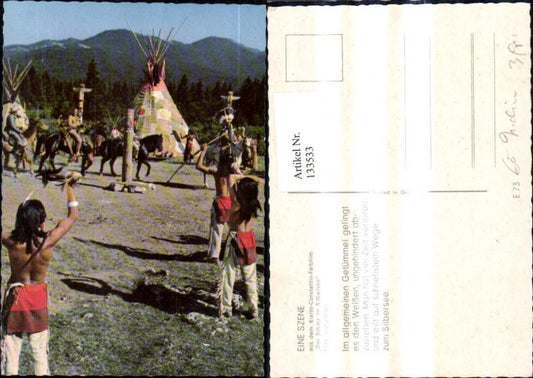 133533,Szene Der Schatz i. Silbersee Karl May Lex Parker Old Shatterhand Schauspieler