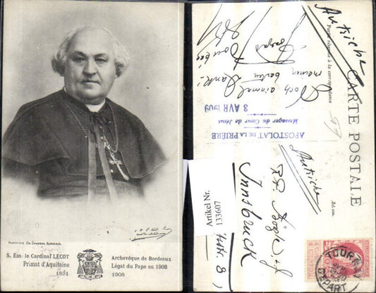 133607,Religion S. Em. le Cardianl Lecot