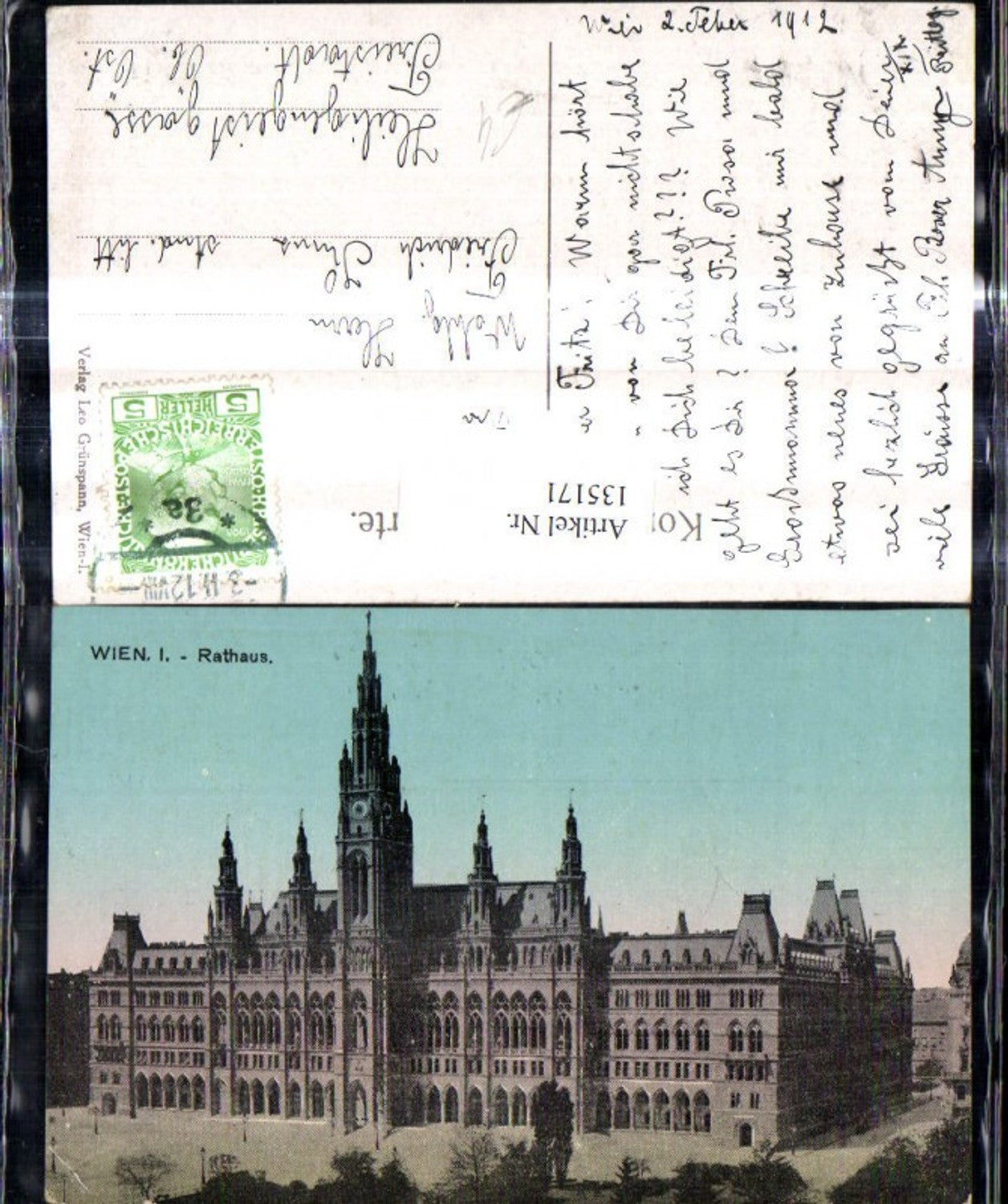 Alte Ansichtskarte – Old Postcard