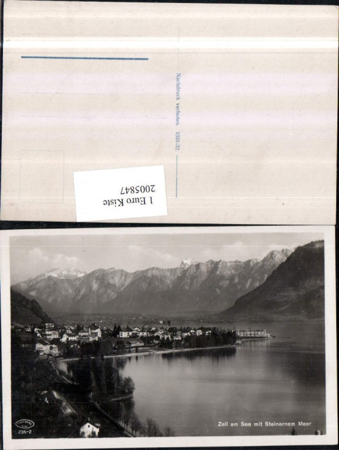 2005847,Zell am See Totale m. Steinernem Meer