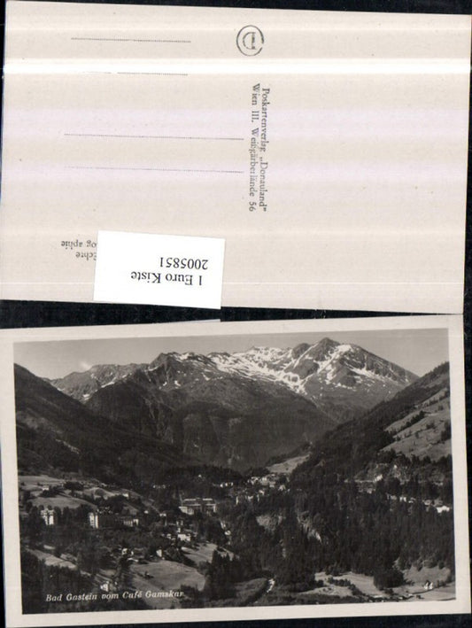 2005851,Bad Gastein Totale vom Cafe Gamskar