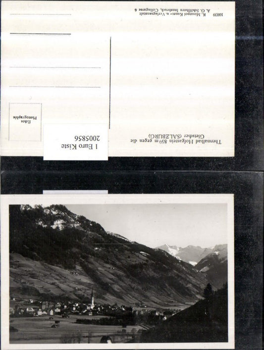 2005856,Bad Hofgastein Totale geg. d. Gletscher