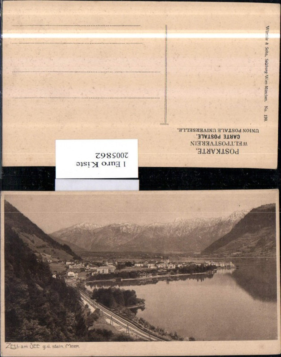 2005862,Zell am See Totale geg. d. Steinerne Meer