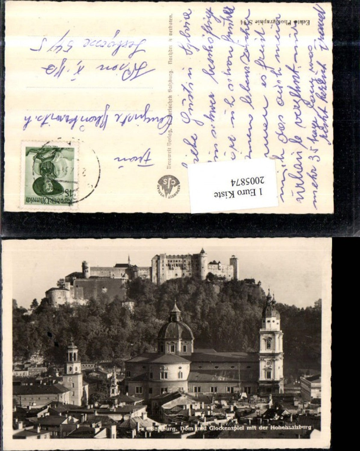 2005874,Salzburg Dom u. Glockenspiel m. d. Festung Hohensalzburg