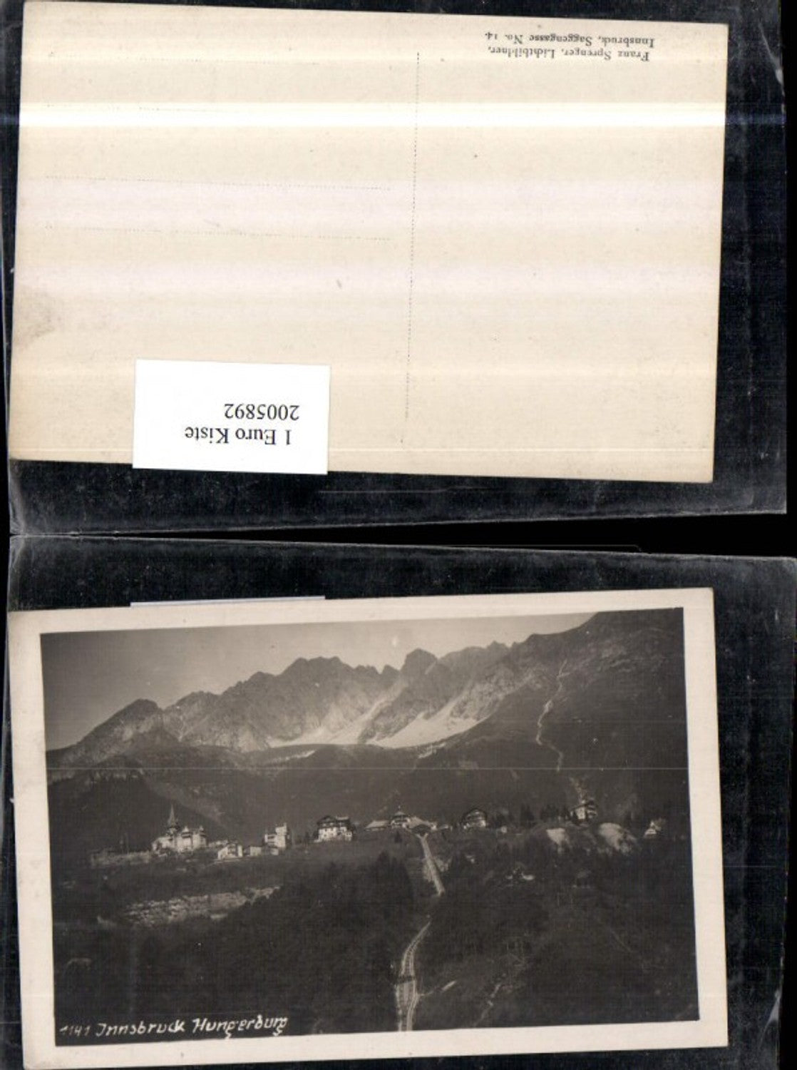 2005892,Innsbruck Hungerburg Totale Bergkulisse