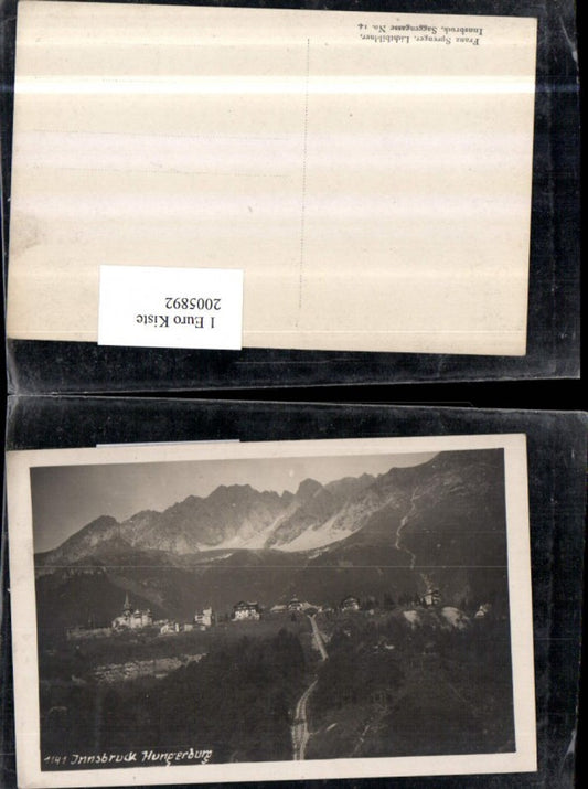 2005892,Innsbruck Hungerburg Totale Bergkulisse