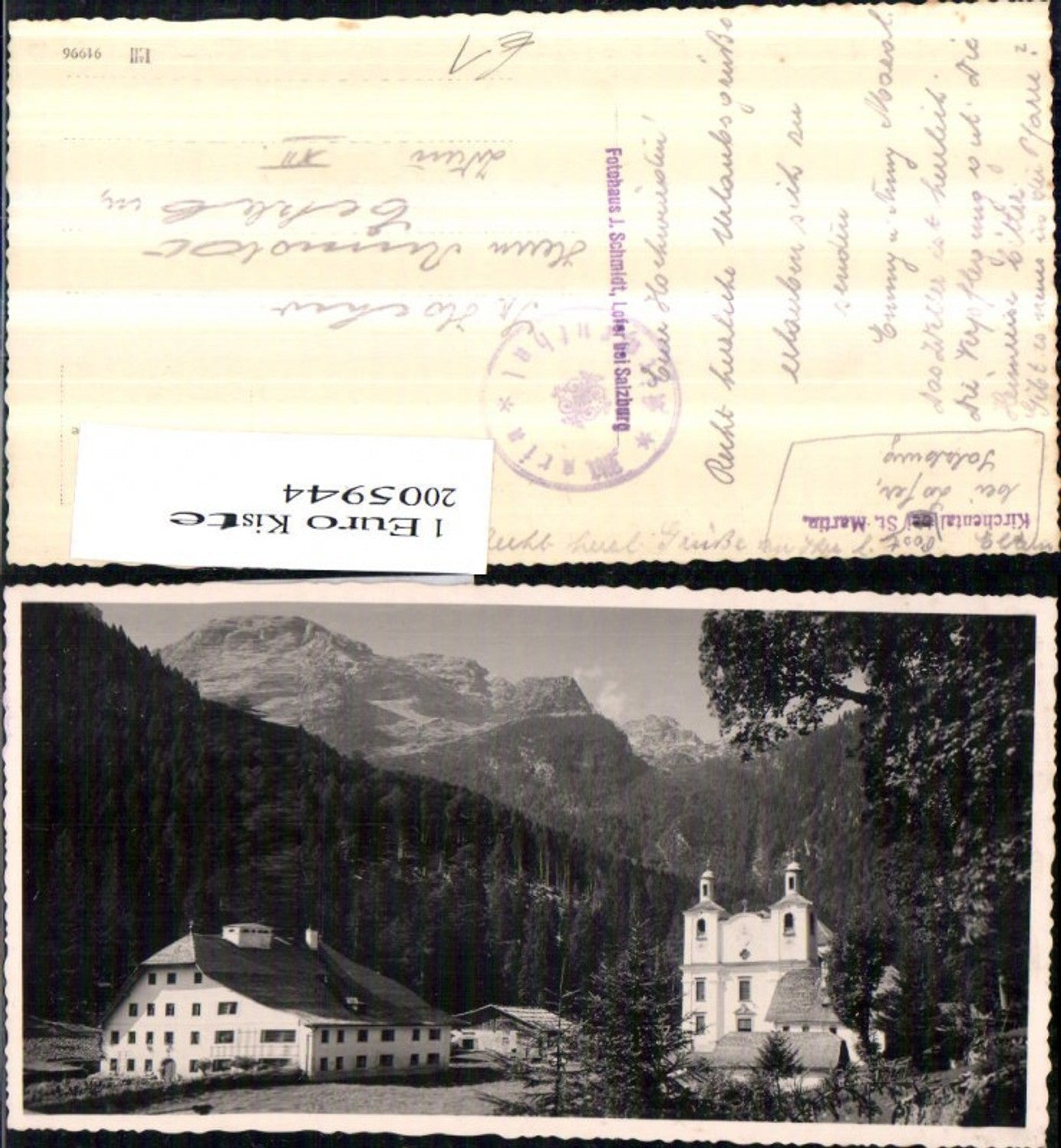 2005944,Kirchental b. St. Martin Kirche Bergkulisse