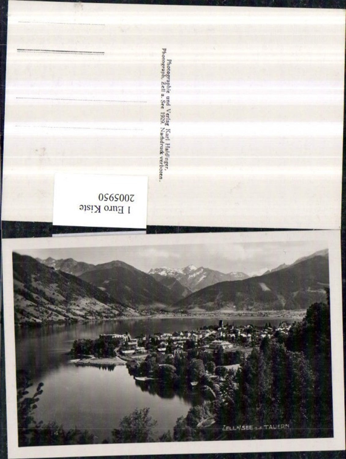 2005950,Zell am See Totale geg. d. Tauern
