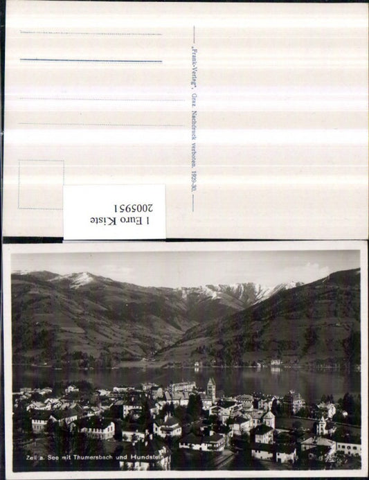 2005951,Zell am See Totale m. Thumersbach u. Hundstein