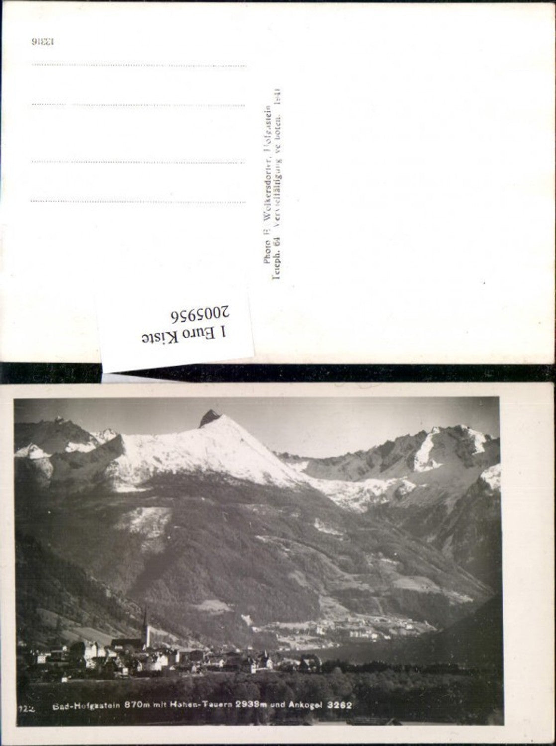 2005956,Bad Hofgastein Totale m. Hohen Tauern u. Ankogel