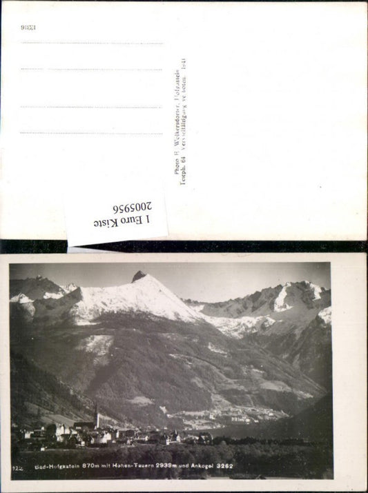 2005956,Bad Hofgastein Totale m. Hohen Tauern u. Ankogel