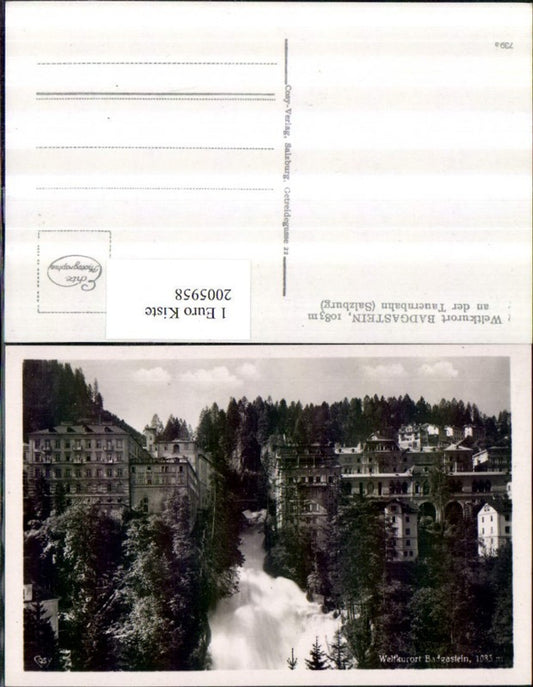 2005958,Badgastein Bad Gastein Teilansicht Wasserfall pub Cosy