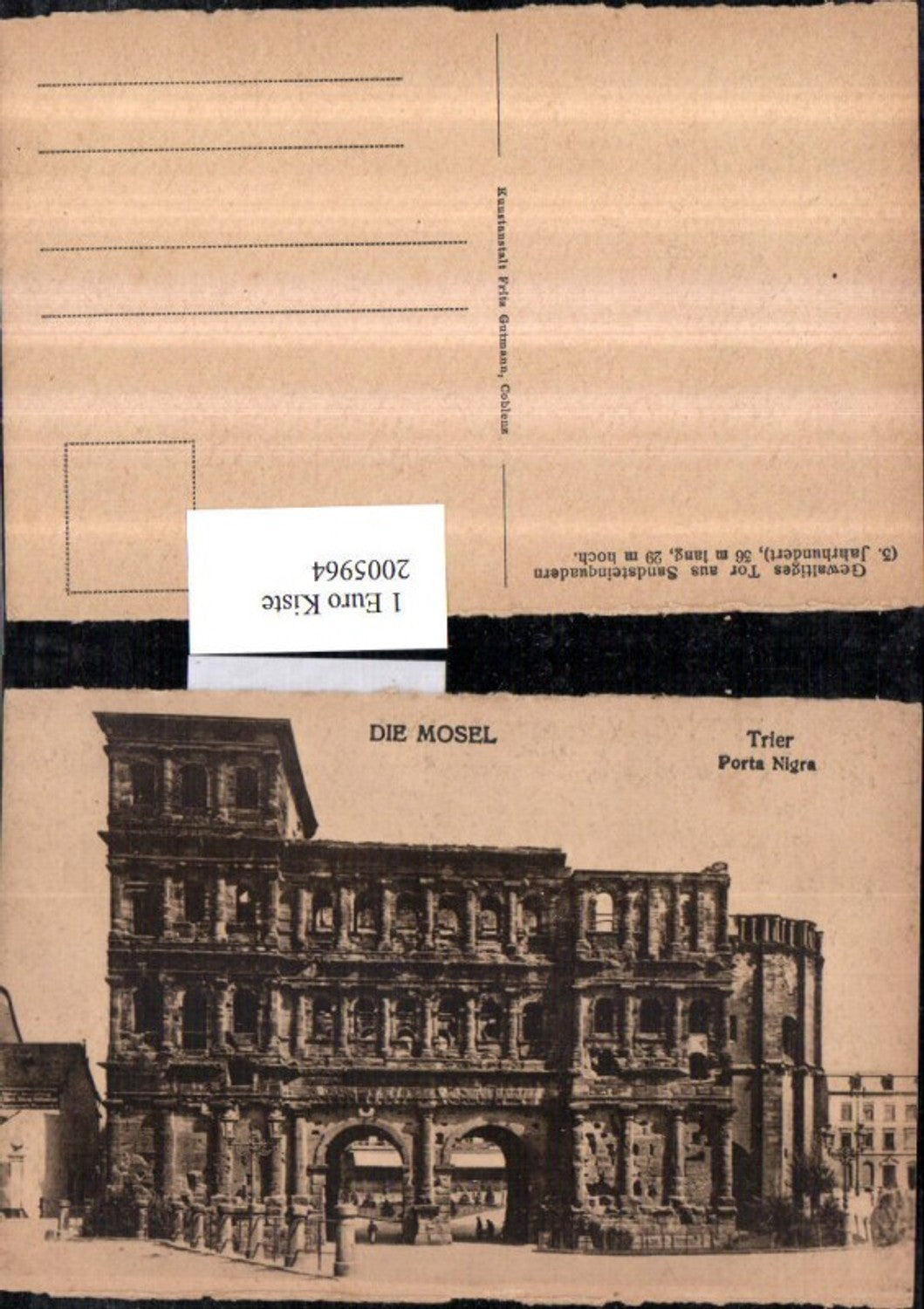 2005964,Die Mosel Trier Porta Nigra