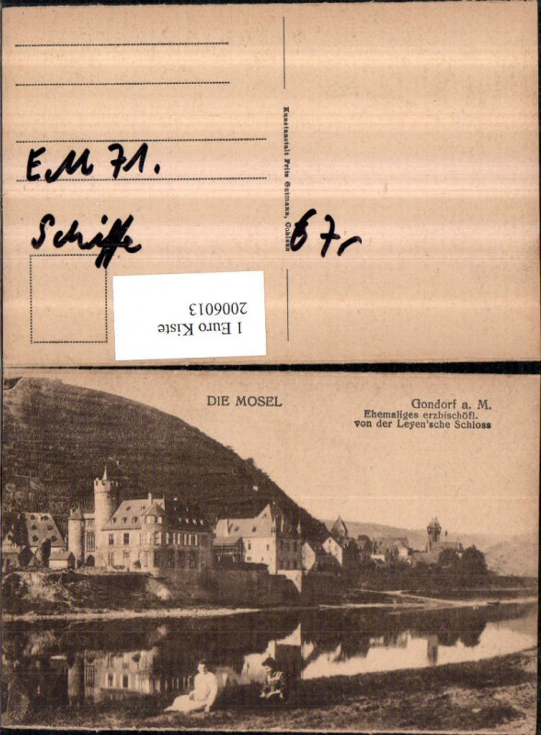 2006013,Die Mosel Gondorf Teilansicht Schloss