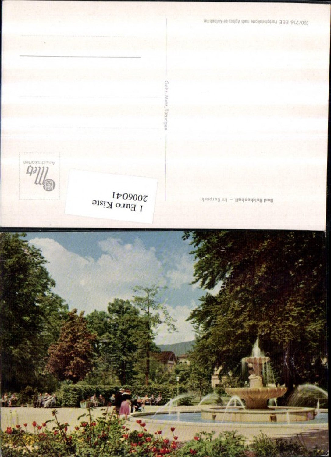 2006041,Bad Reichenhall Im Kurpark Springbrunnen