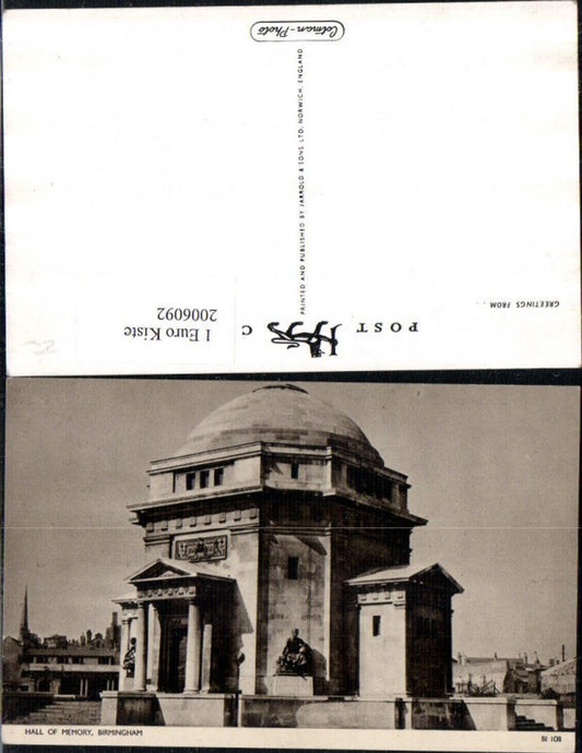 2006092,Birmingham Hall of Memory