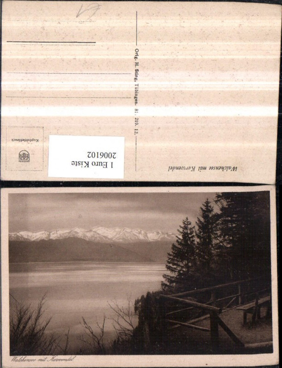 2006102,Walchensee See m. Karwendel