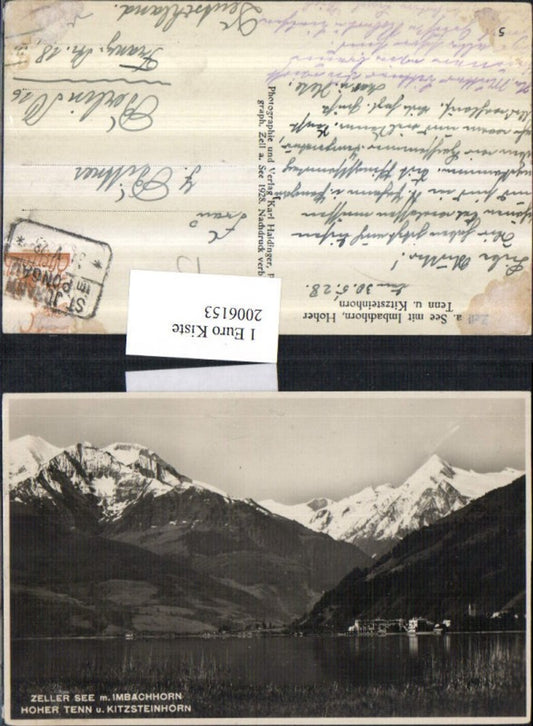 2006153,Zell a. See m. Imbachhorn Hoher Tenn u. Kitzsteinhorn Partie