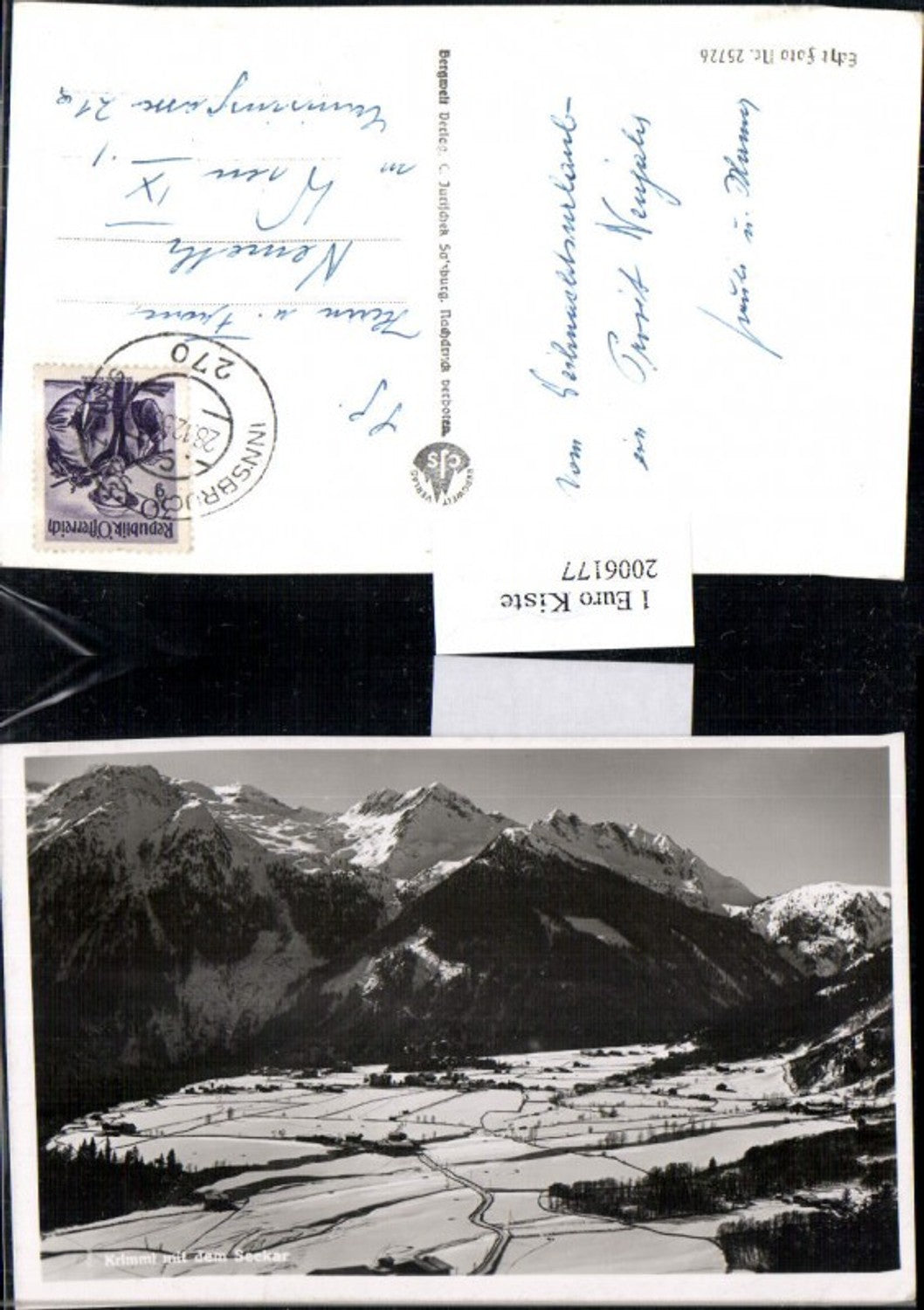 2006177,Krimml Totale m. d. Seekar Winterbild