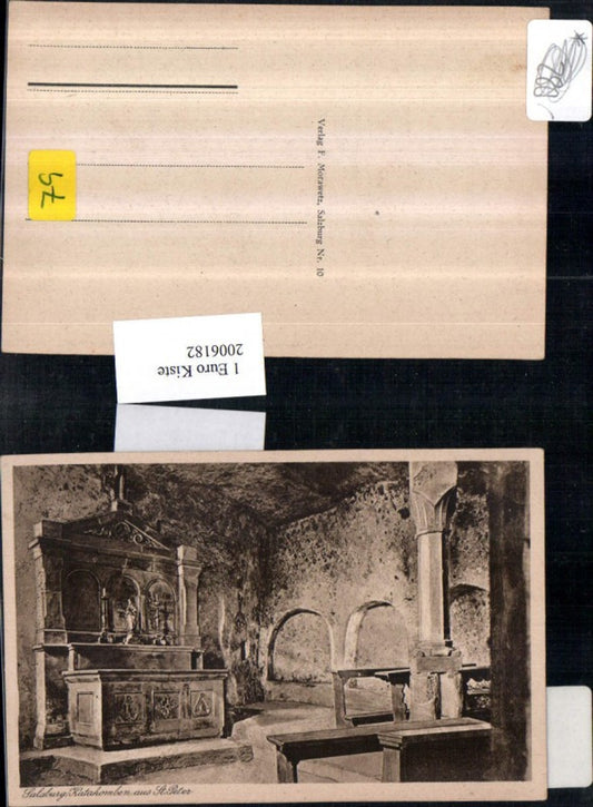 2006182,Salzburg Katakomben aus St. Peter