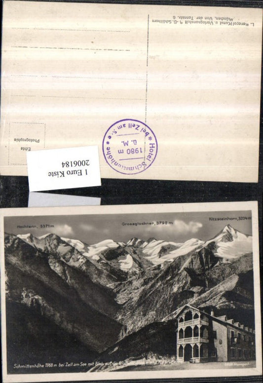 2006184,Schmittenhöhe b. Zell am See m. Blick auf d. Glocknergruppe