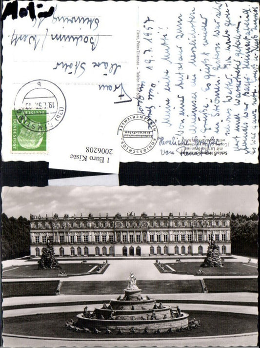 2006208,Schloss Herrenchiemsee m. Latona-Brunnen