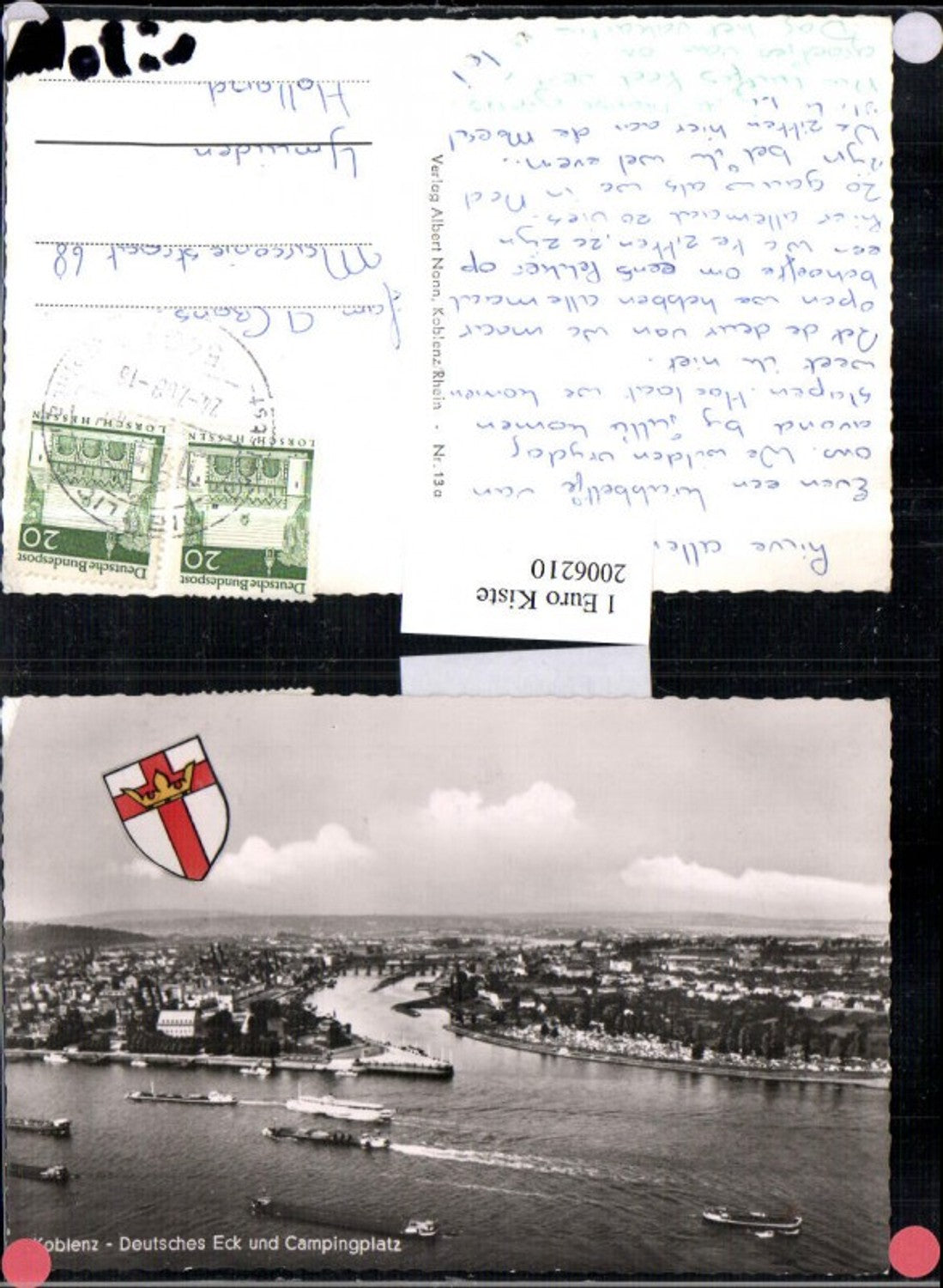 2006210,Koblenz Totale Deutsches Eck u. Campingplatz