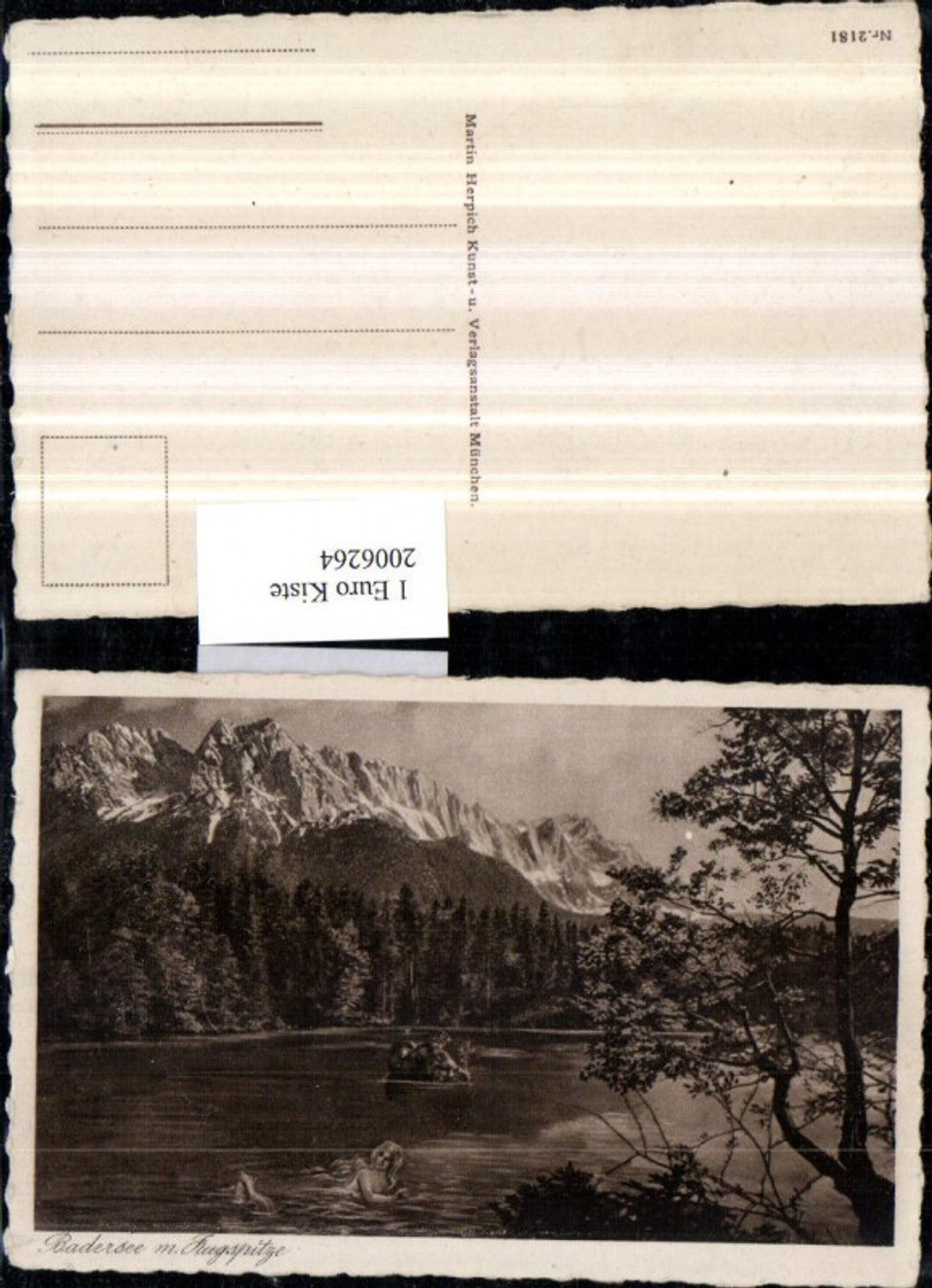 2006264,Badersee See m. Zugspitze b. Garmisch-Partenkirchen