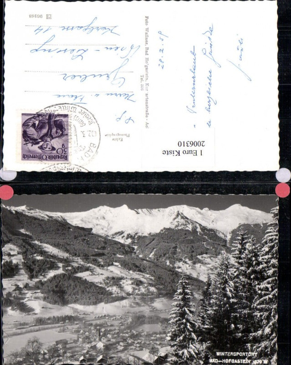 2006310,Bad Hofgastein Totale Winterbild