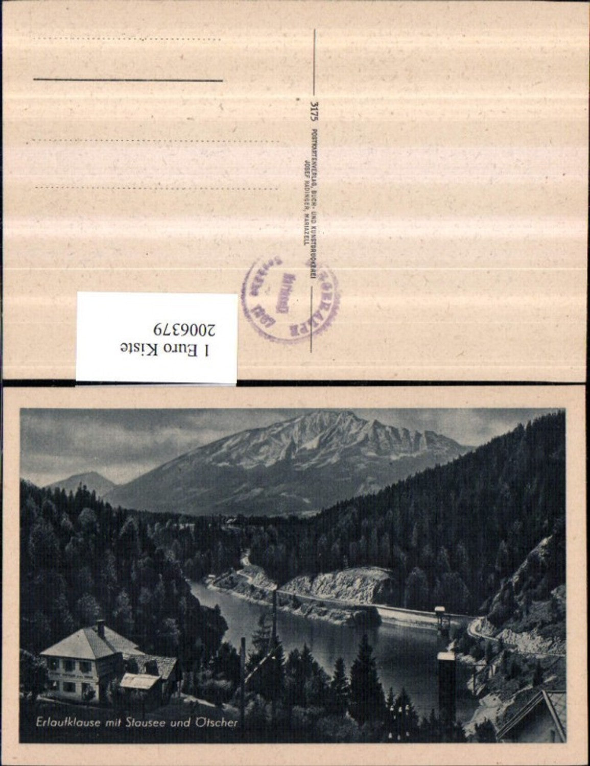 2006379,Erlaufklause m. Stausee u. Ötscher