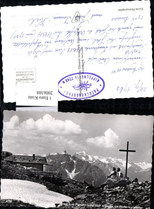 2006388,Blick v. Patscherkofel geg. d. Stubaiergletscher