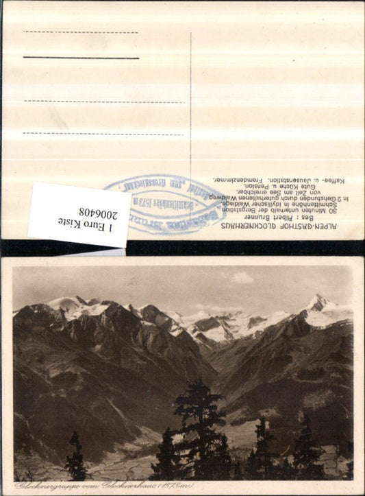2006408,Glocknergruppe v. Glocknerhaus Bergkulisse