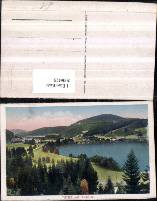 2006425,Titisee m. Hochfirst im Schwarzwald