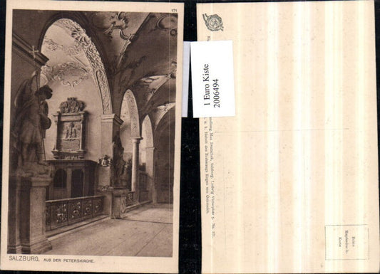 2006494,Salzburg Aus d. Peterskirche Arkaden