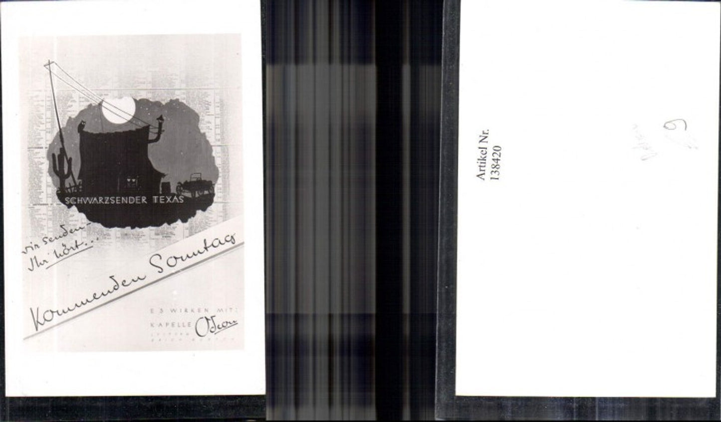 138420,Reklame Odeon Theater Wien Schwarzsender Texas