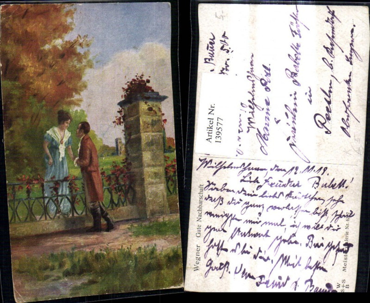 139577, Artist Ak Wegner Good Neighborhood