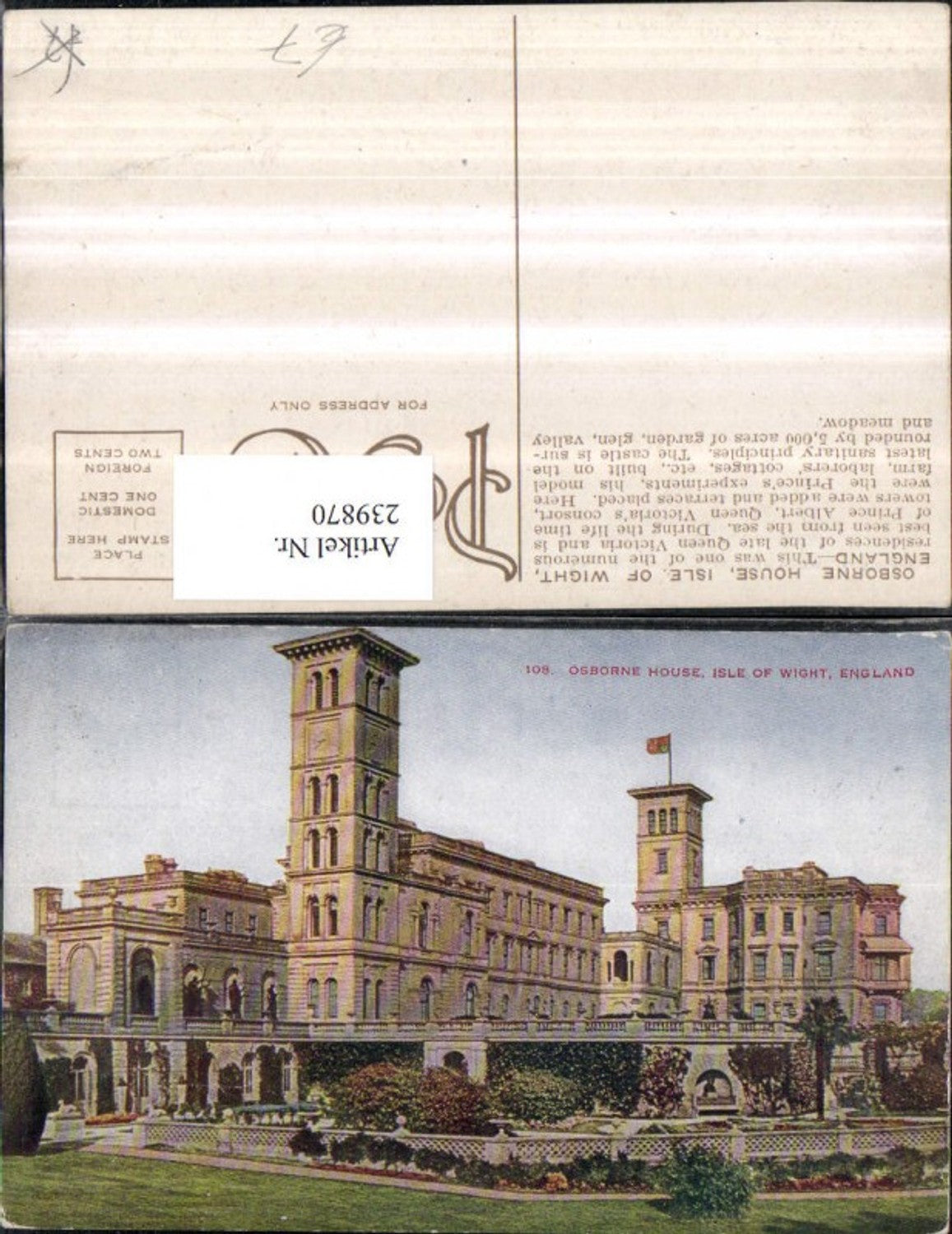 Alte Ansichtskarte – Old Postcard
