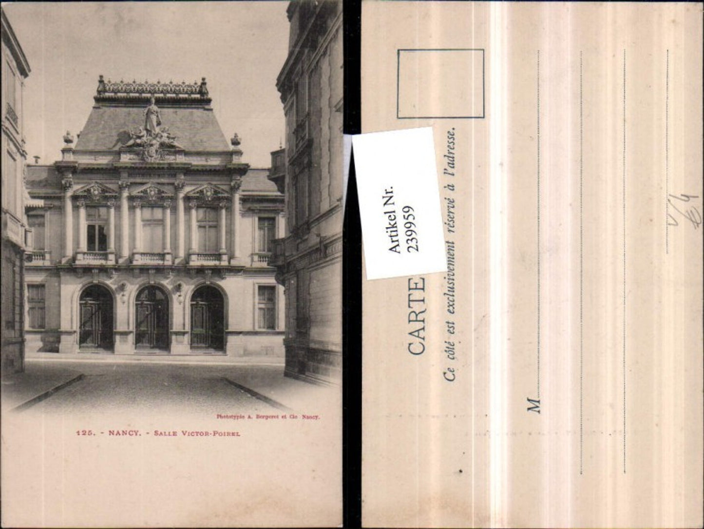 Alte Ansichtskarte – Old Postcard