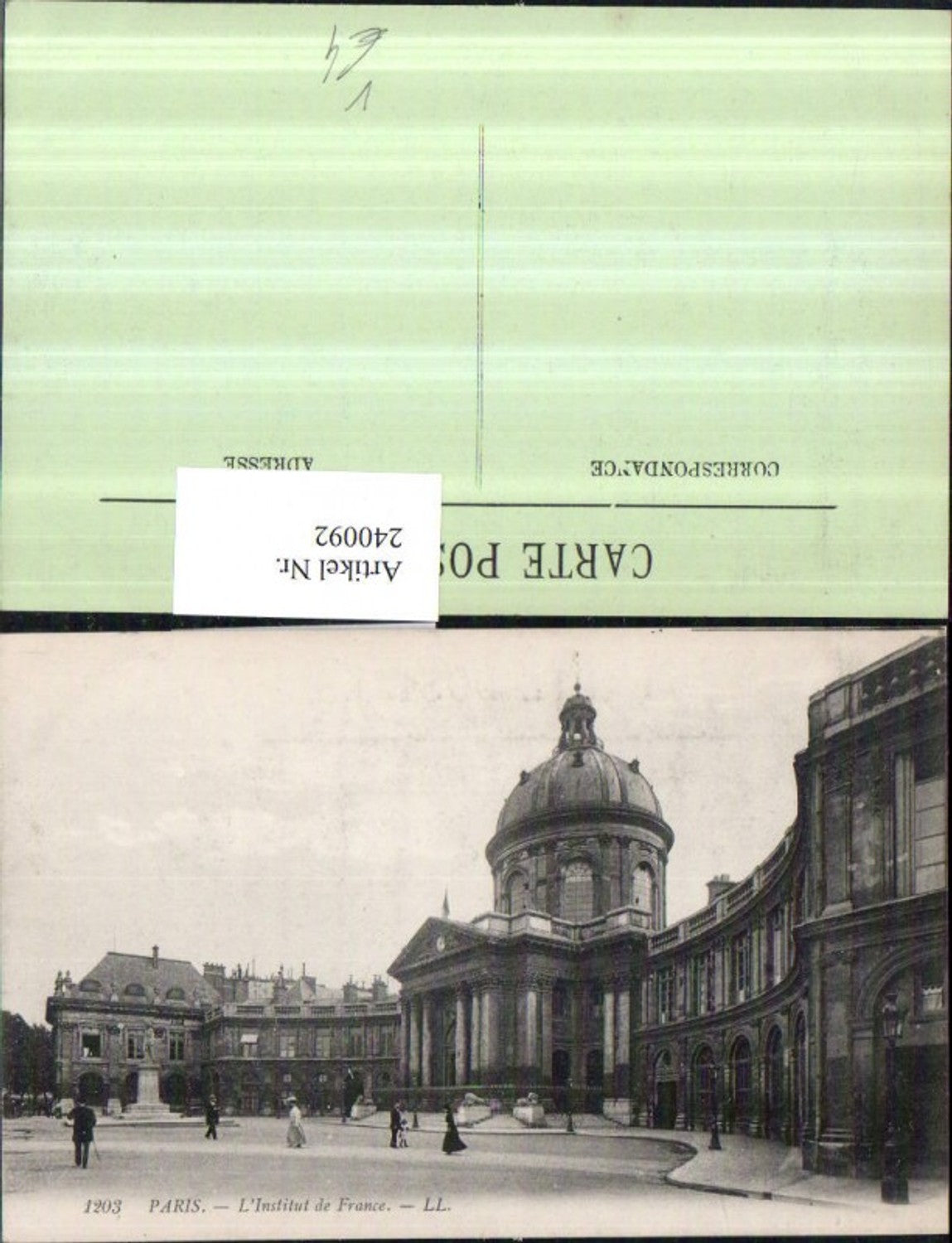 240092,Paris L'Institut de France Gebäude
