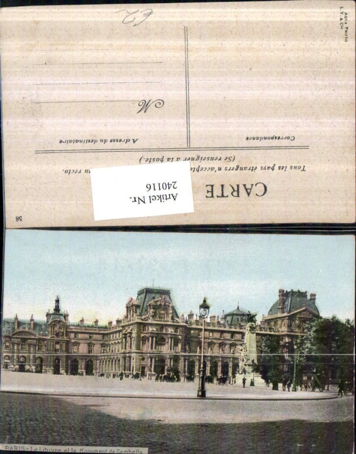 240116,Paris Le Louvre et le Monument de Gambetta